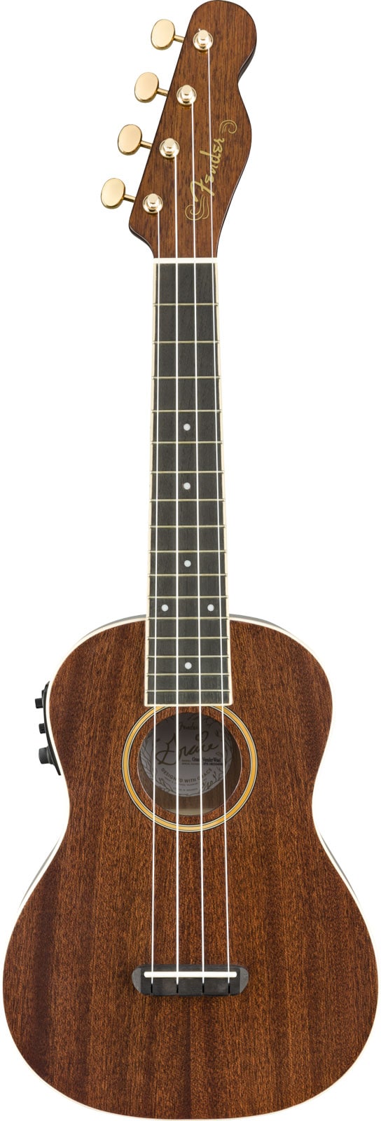 FENDER GRACE VANDERWAAL SIGNATURE UKE WLNT, NATURAL - REFURBISHED