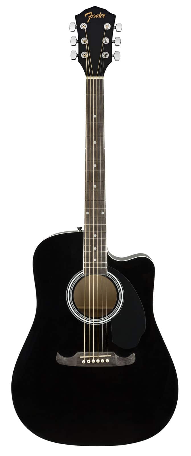 FENDER FA-125CE DREADNOUGHT WLNT, BLACK