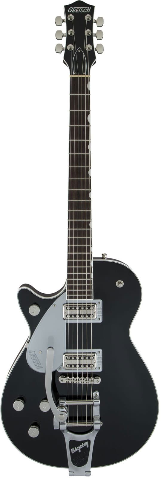 GRETSCH GUITARS G6128TLH PLAYERS EDITION JET FT WITH BIGSBY, LHED RW, BLACK