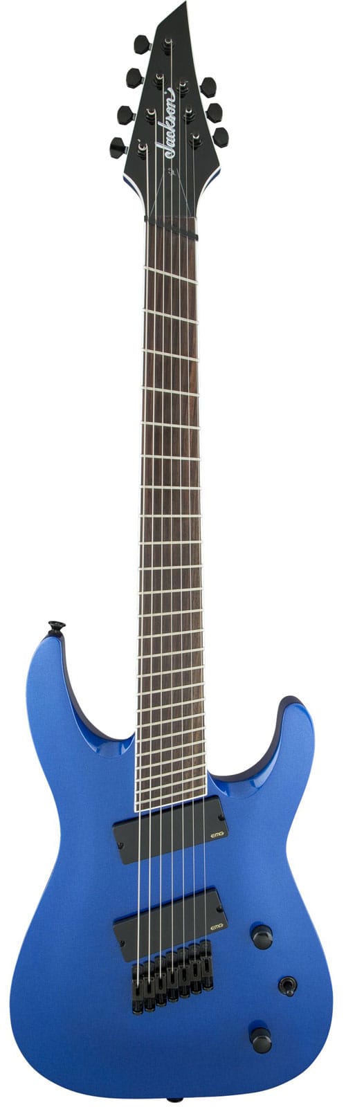 JACKSON GUITARS X SOLOIST ARCH TOP SLAT7 MS LRL, MULTI-SCALE, METALLIC BLUE