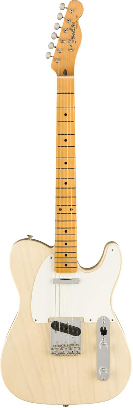 FENDER CUSTOM SHOP VINTAGE CUSTOM 2023 VINTAGE CUSTOM '58 TOP-LOAD TELECASTER AGED WHITE BLONDE