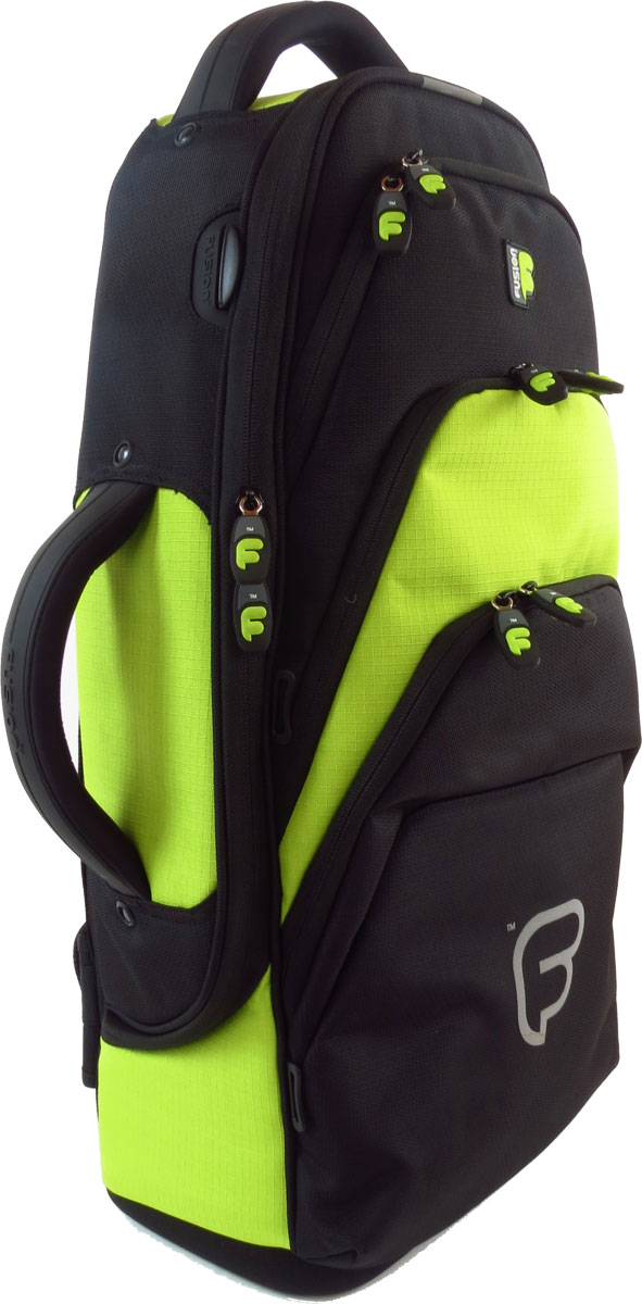 FUSION BAGS BAG FOR SAXOPHONE ALTO BLACK/GREEN LIME PW-01-L