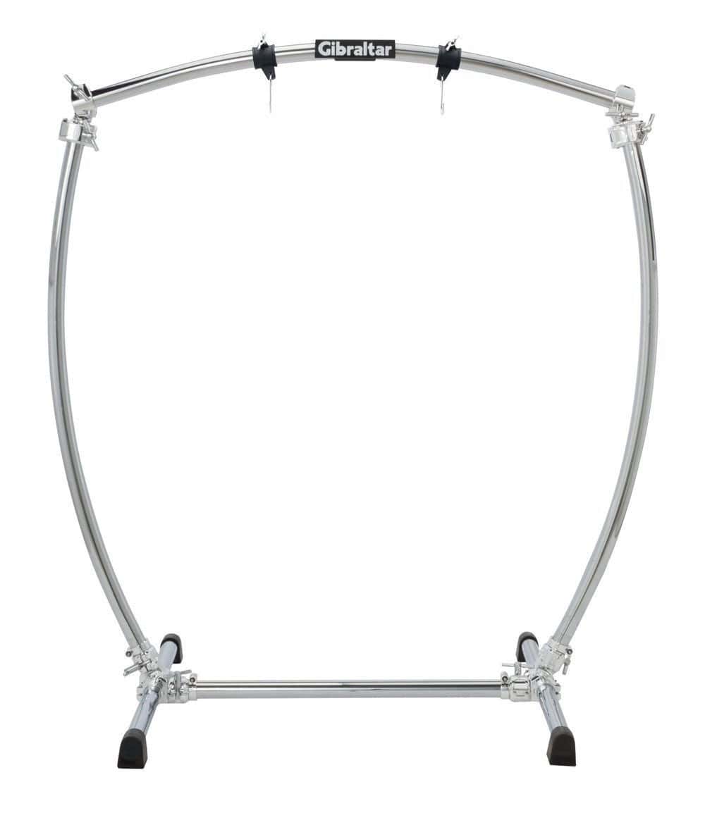 GIBRALTAR SPECIALE STANDAARDS CHROME SERIE CURVED GONG STAND GCSCG-L