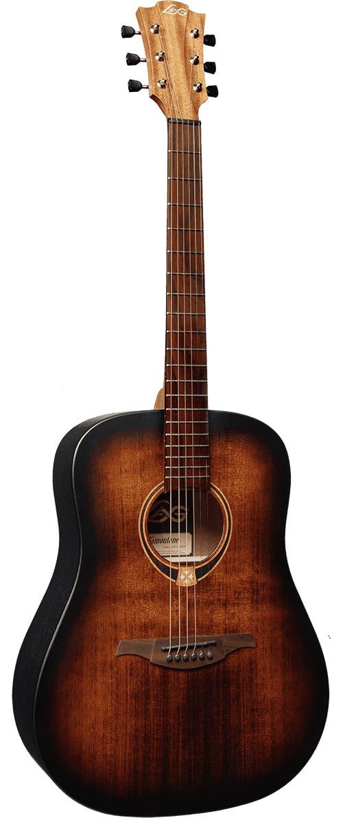 LAG TRAMONTANE T70D-B&B DREADNOUGHT BLACK & BROWN