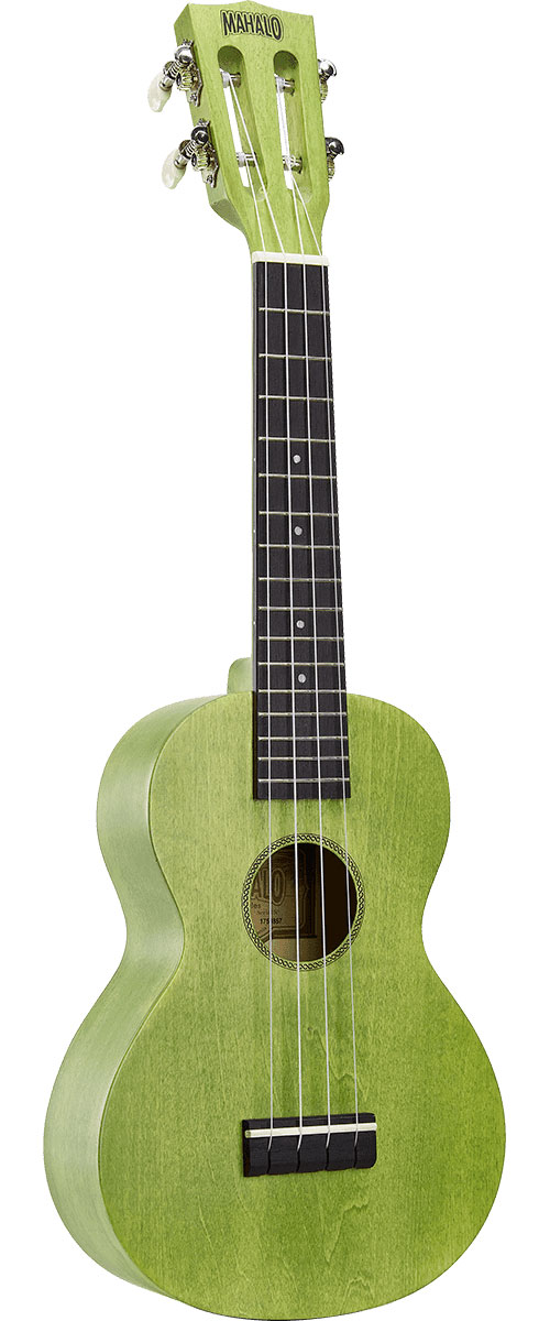 MAHALO UKULELE ISLAND CONCERT SEA GREEN + COVER