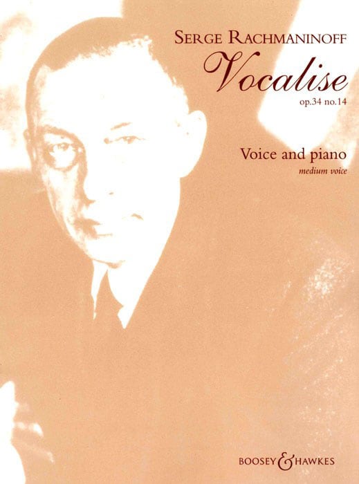 BOOSEY & HAWKES RACHMANINOFF S. - VOCALISE OP. 34/14 - MEDIUM VOICE AND PIANO