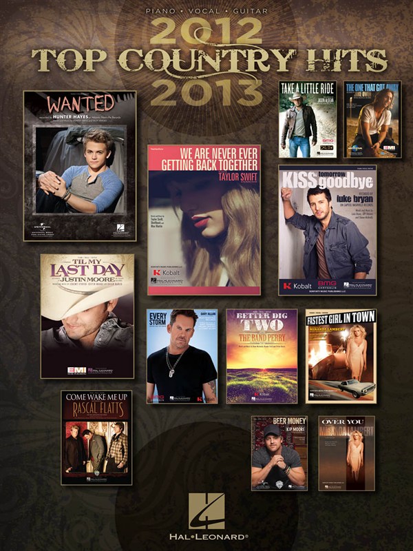 HAL LEONARD TOP COUNTRY HITS OF 2012-2013 - PVG