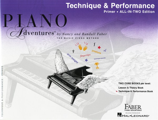 HAL LEONARD PIANO ADVENTURES ALL IN TWO PRIMER TECHNIQUE AND PERFORMANCE - PIANO SOLO