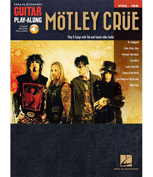 HAL LEONARD HAL LEONARD GUITAR PLAY-ALONG VOL.188 - MOTLEY CRUE