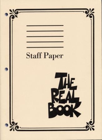 HAL LEONARD REAL BOOK STAFF PAPER