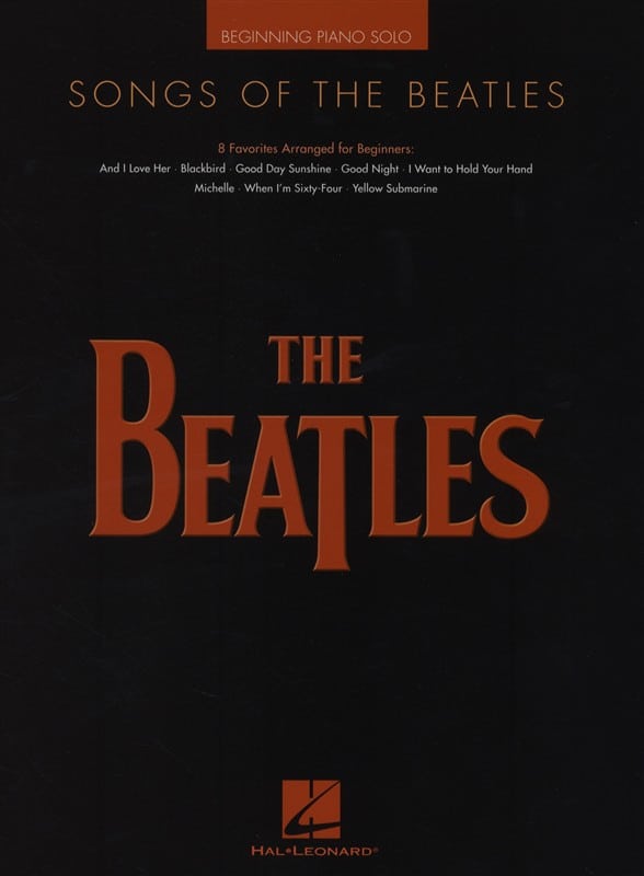 HAL LEONARD SONGS OF THE BEATLES BEGINNER PIANO SOLO - PIANO SOLO