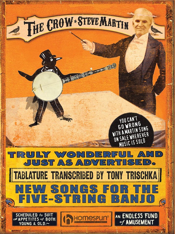 MUSIC SALES STEVE MARTIN THE CROW NEW SONGS FOR THE FIVE-STRING - BANJO TAB