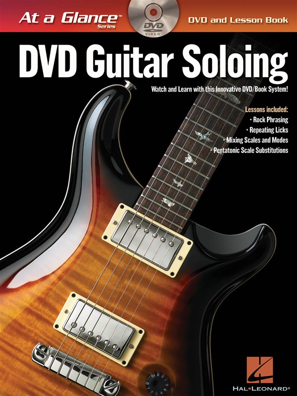 HAL LEONARD AT A GLANCE GUITAR SOLOING + DVD - GUITAR