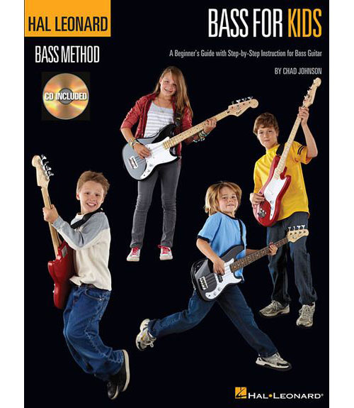 HAL LEONARD HAL LEONARD BASS METHOD BASS FOR KIDS BEGINNERS GUIDE + MP3 - BASS GUITAR