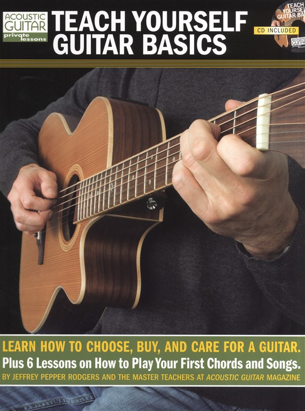 MUSIC SALES TEACH YOURSELF GUITAR BASICS LEARN TO CHOOSE BUY AND CARE FOR + CD TAB - GUITAR
