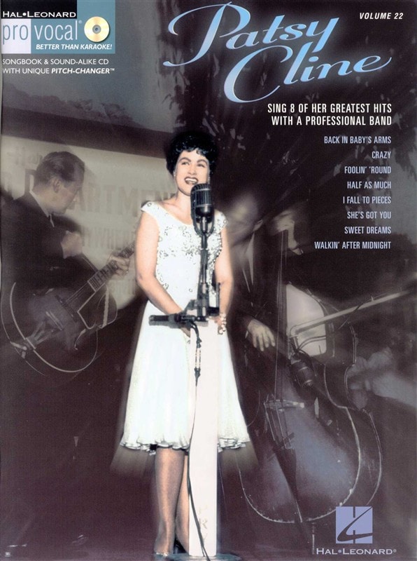 HAL LEONARD PRO VOCAL VOLUME 22 - PATSY CLINE + CD - MELODY LINE, LYRICS AND CHORDS