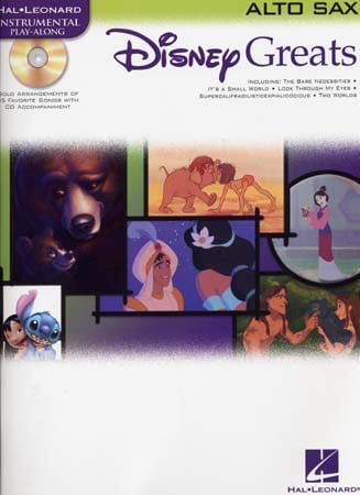 HAL LEONARD DISNEY GREATS ALTO SAX + AUDIO ONLINE