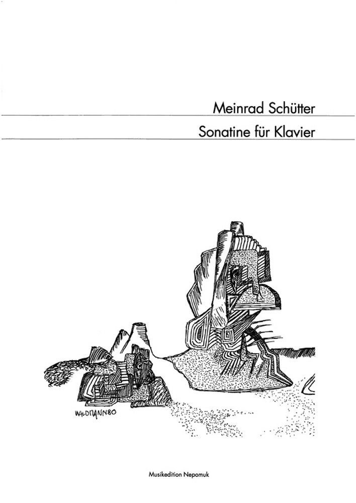 EDITION BREITKOPF SCHUTTER MEINRAD - SONATINE FUR KLAVIER - PIANO