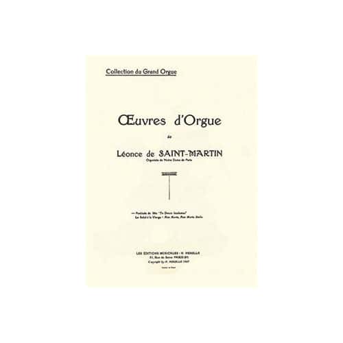 COMBRE SAINT-MARTIN LEONCE DE - TE DEUM LAUDAMUS - POSTLUDE DE FETE OP.21 - ORGUE