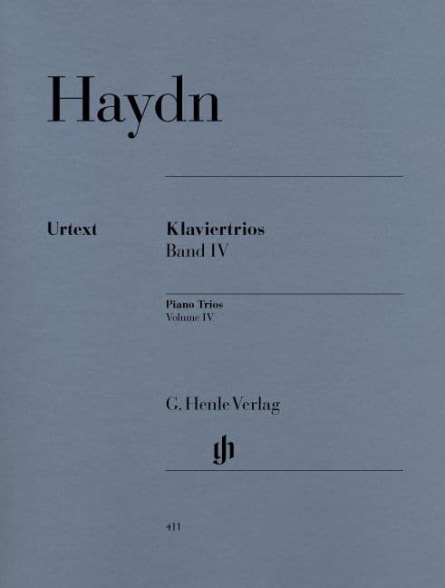 HENLE VERLAG HAYDN J. - PIANO TRIOS, VOLUME IV