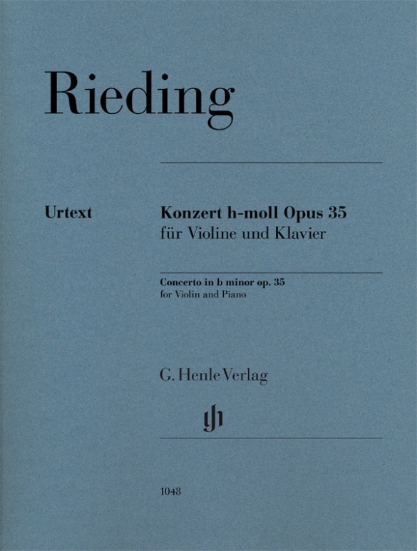 HENLE VERLAG RIEDING OSKAR - CONCERTO OP.35 - VIOLON & PIANO