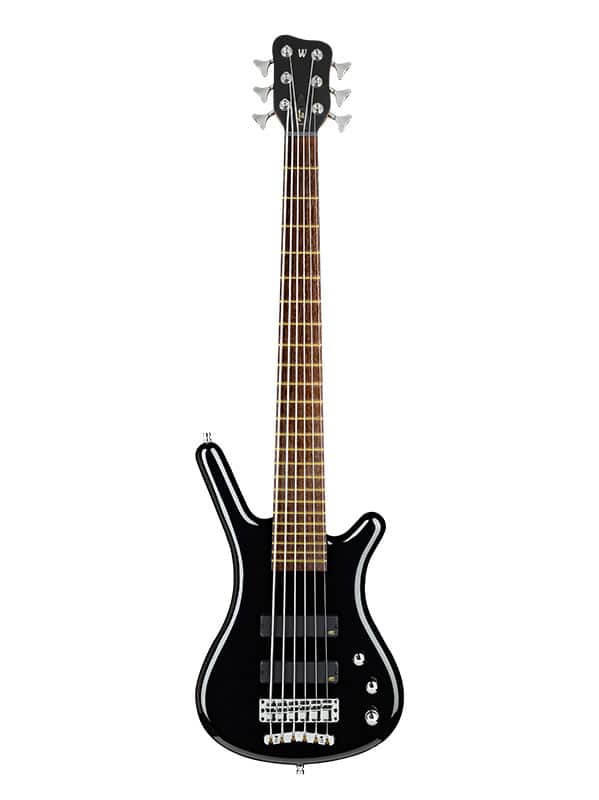 WARWICK BASS GPS CORVETTE ASH 6 ACTIVE - SOLID BLACK