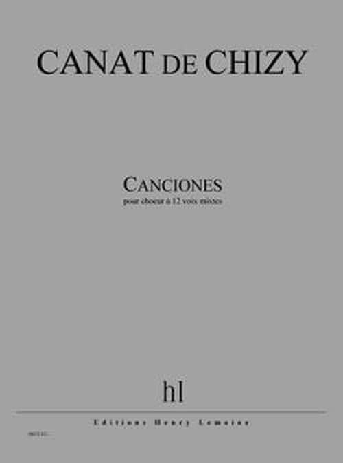 LEMOINE CANAT DE CHIZY EDITH - CANCIONES