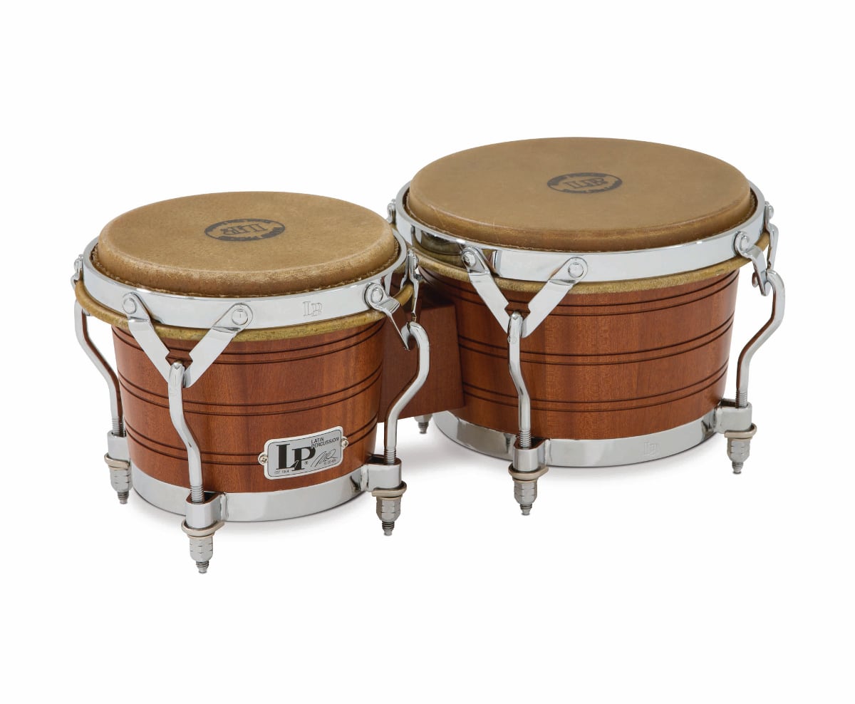 LP LATIN PERCUSSION LP1964 - BONGOS ORIGINAL 1964 - MAHOGANY 