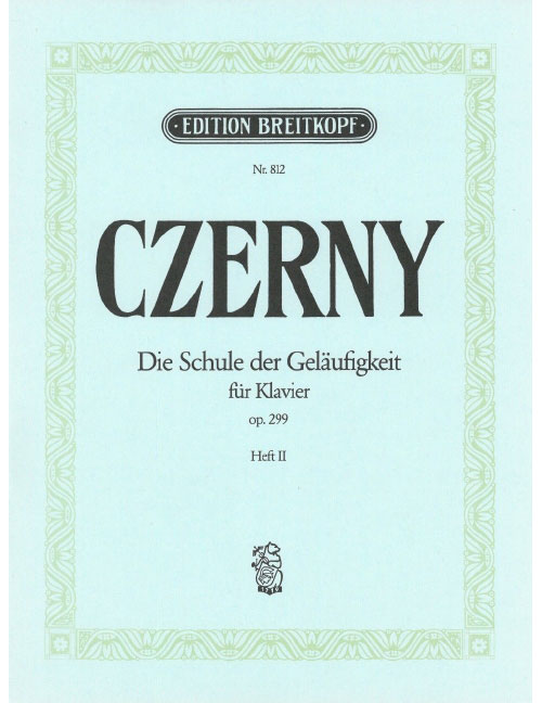 EDITION BREITKOPF CZERNY CARL - SCHULE GELAUFIGKEIT OP. 299/2 - PIANO