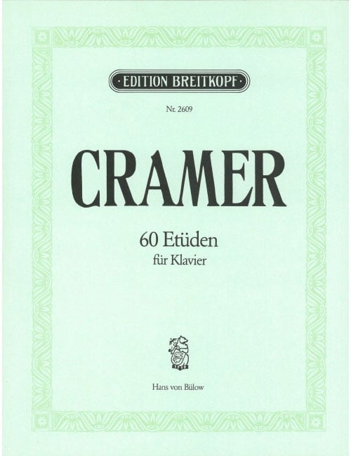 EDITION BREITKOPF CRAMER JOHANN BAPTIST - 60 STUDIES - PIANO