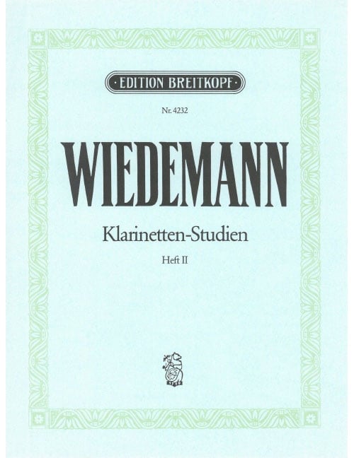 EDITION BREITKOPF WIEDEMANN LUDWIG - KLARINETTEN-STUDIEN, BAND II - CLARINET