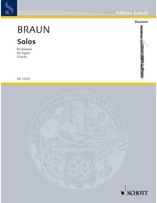 SCHOTT BRAUN J.D. - SOLOS - BASSON