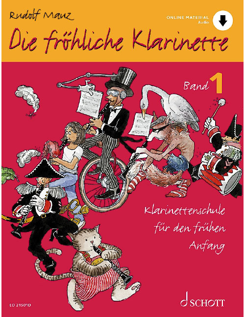 SCHOTT MAUZ RUDOLF - DIE FROHLICHE KLARINETTE VOL 1 + CD