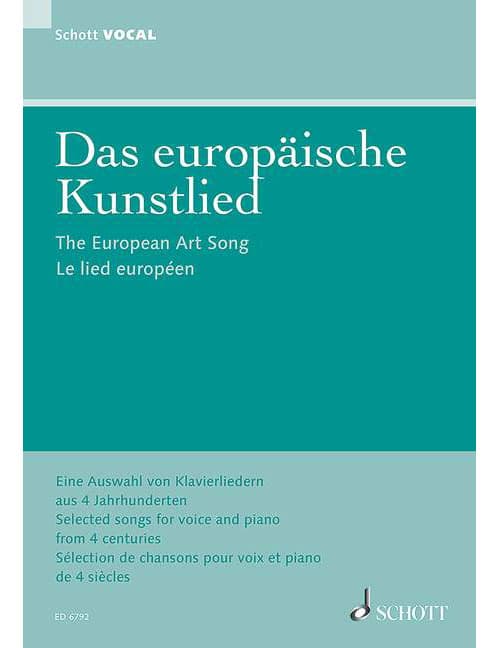 SCHOTT THE EUROPEAN ?KUNSTLIED? - VOICE AND PIANO