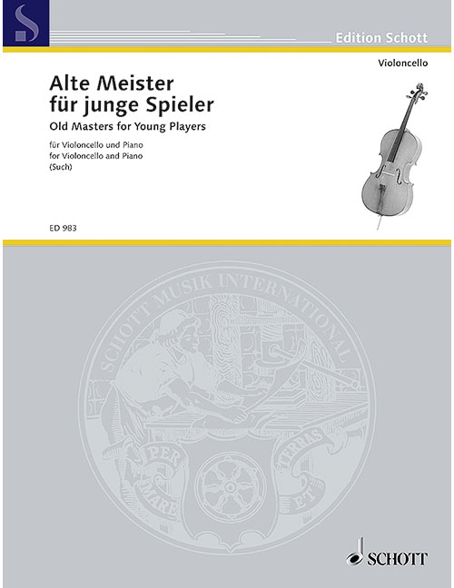 SCHOTT OLD MASTERS FOR YOUNG PLAYERS - CELLO AND PIANO
