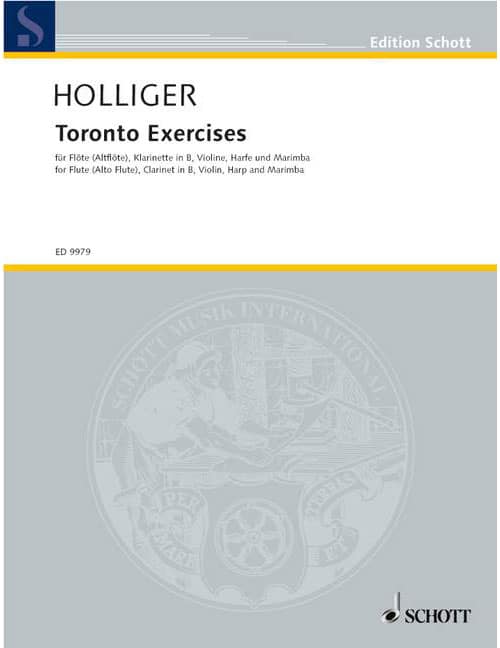 SCHOTT HOLLIGER H. - TORONTO EXERCICES - ENSEMBLE MIXTE