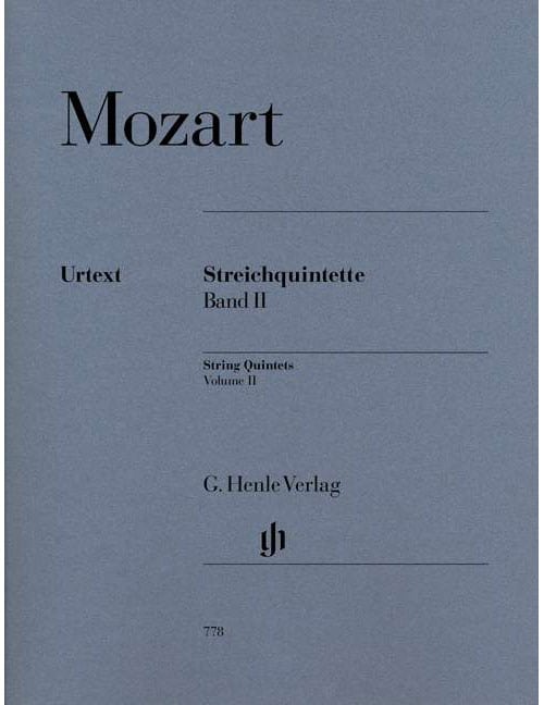 HENLE VERLAG MOZART W.A. - STRING QUINTETS VOLUME 2