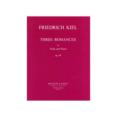 EDITION BREITKOPF KIEL FRIEDRICH - DREI ROMANZEN OP. 69 - VIOLA, PIANO