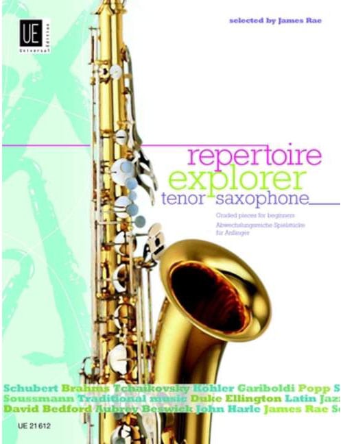 UNIVERSAL EDITION RAE JAMES - REPERTOIRE EXPLORER - TENOR SAXOPHONE