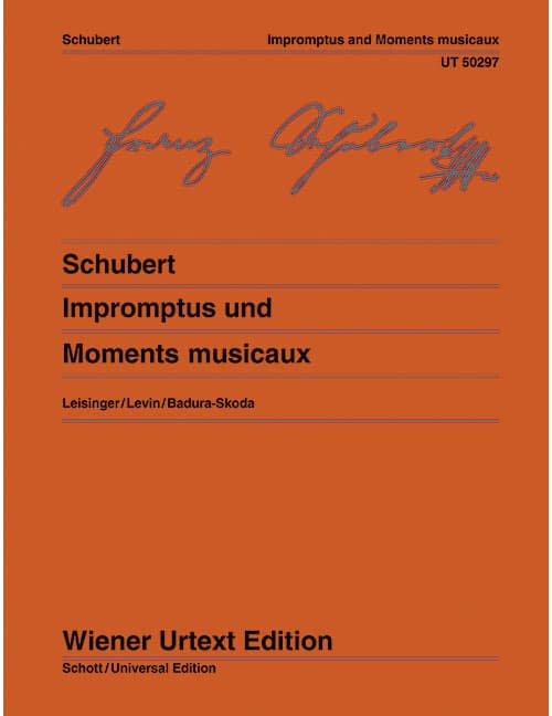 WIENER URTEXT EDITION SCHRADIECK - IMPROMPTUS AND MOMENTS MUSICAUX - PIANO