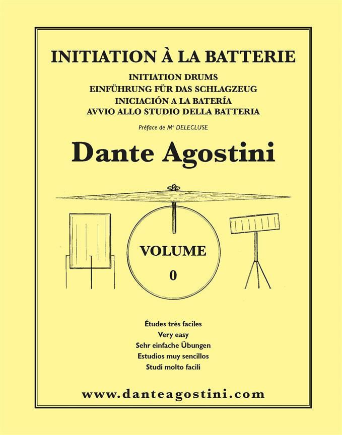 EDITIONS AGOSTINI AGOSTINI - METHODE DE BATTERIE VOL.0 : INITIATION A LA BATTERIE