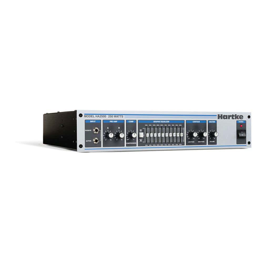 HARTKE HA2500 250W/4 OHMS AMP HEAD 2U RACK 2U