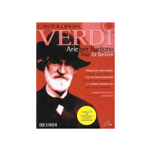 RICORDI VERDI G. - CANTOLOPERA: ARIE PER BARITONO + CD