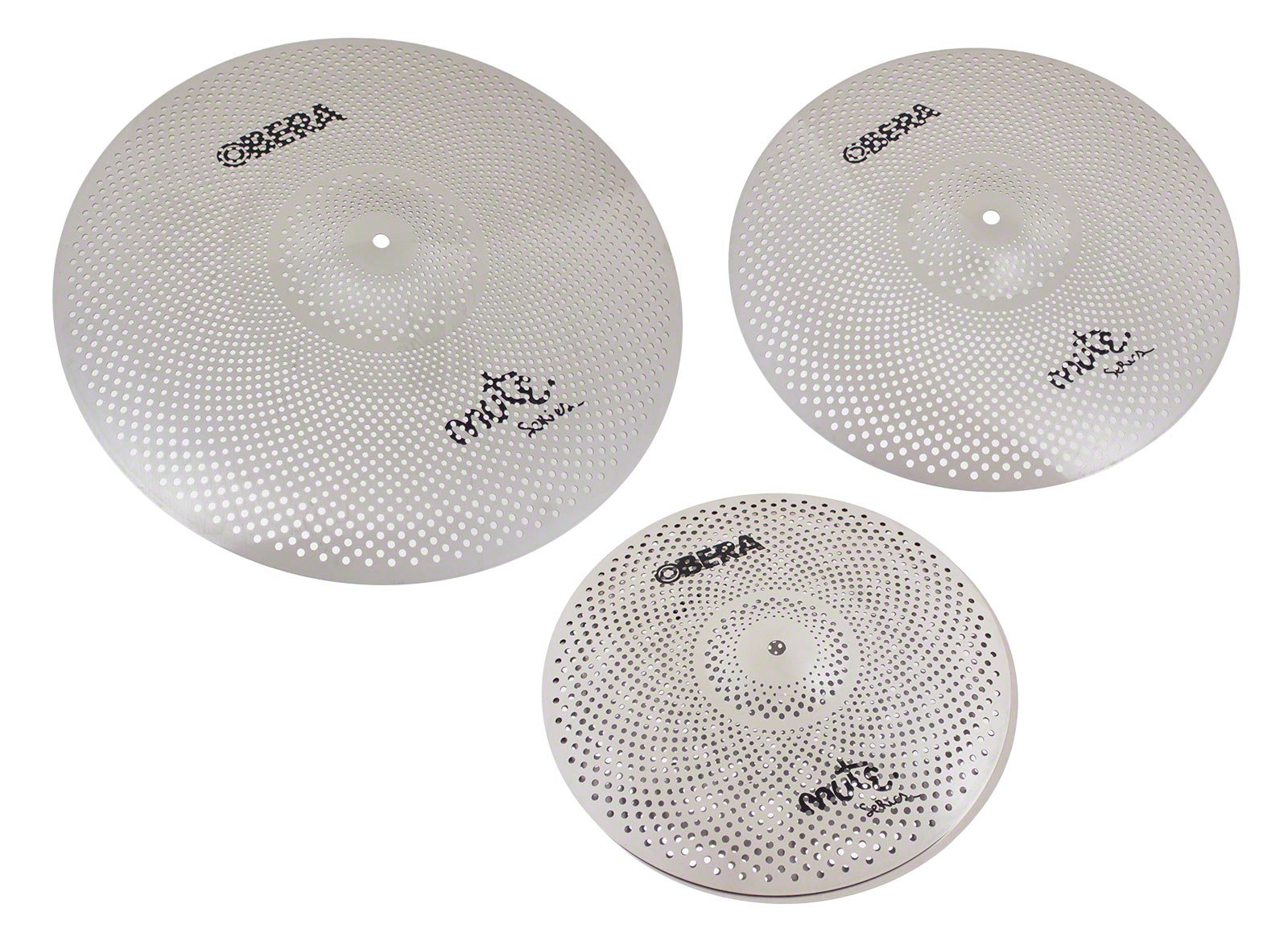 OBERA CYMBALS MUTE 3X SILENT CYMBALS SET - 14