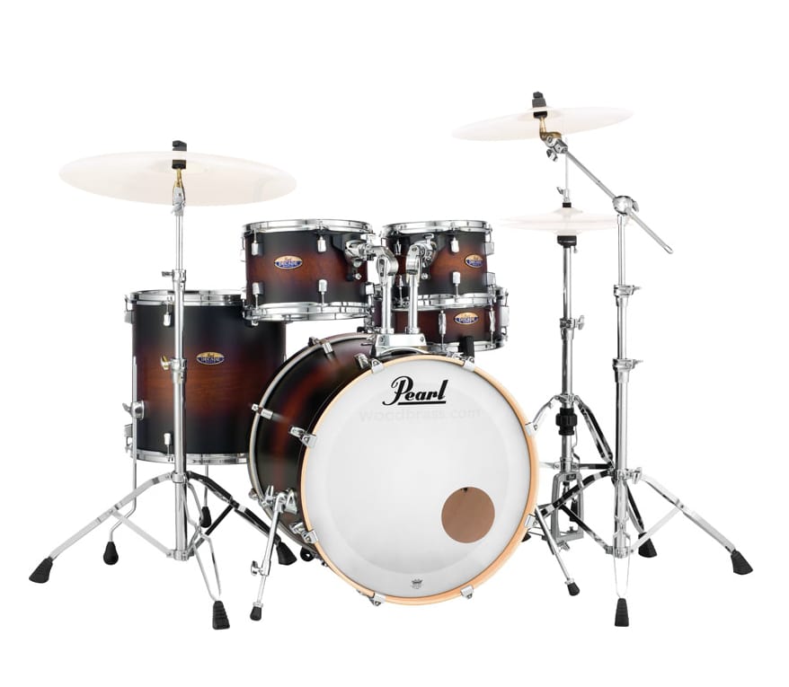 PEARL DRUMS DECADE MAPLE FUSION 20 SATIN BROWN BURST