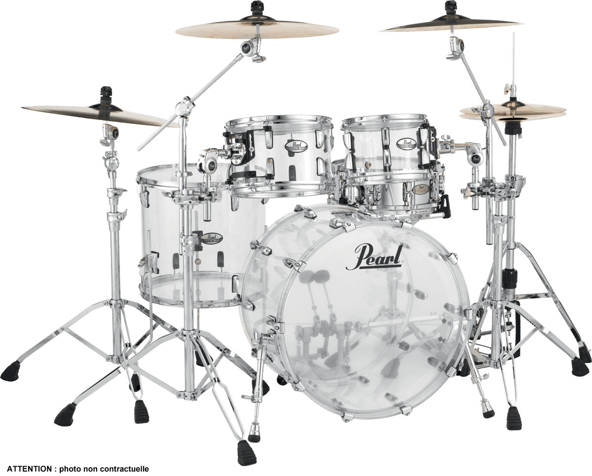 PEARL DRUMS CRYSTAL BEAT FUSION 20 - ULTRA CLEAR