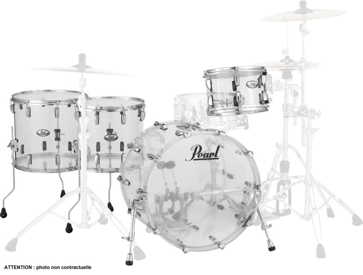 PEARL DRUMS CRYSTAL BEAT ROCK 22 - ULTRA CLEAR