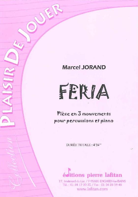 LAFITAN JORAND MARCEL - FERIA - PERCUSSIONS ET PIANO