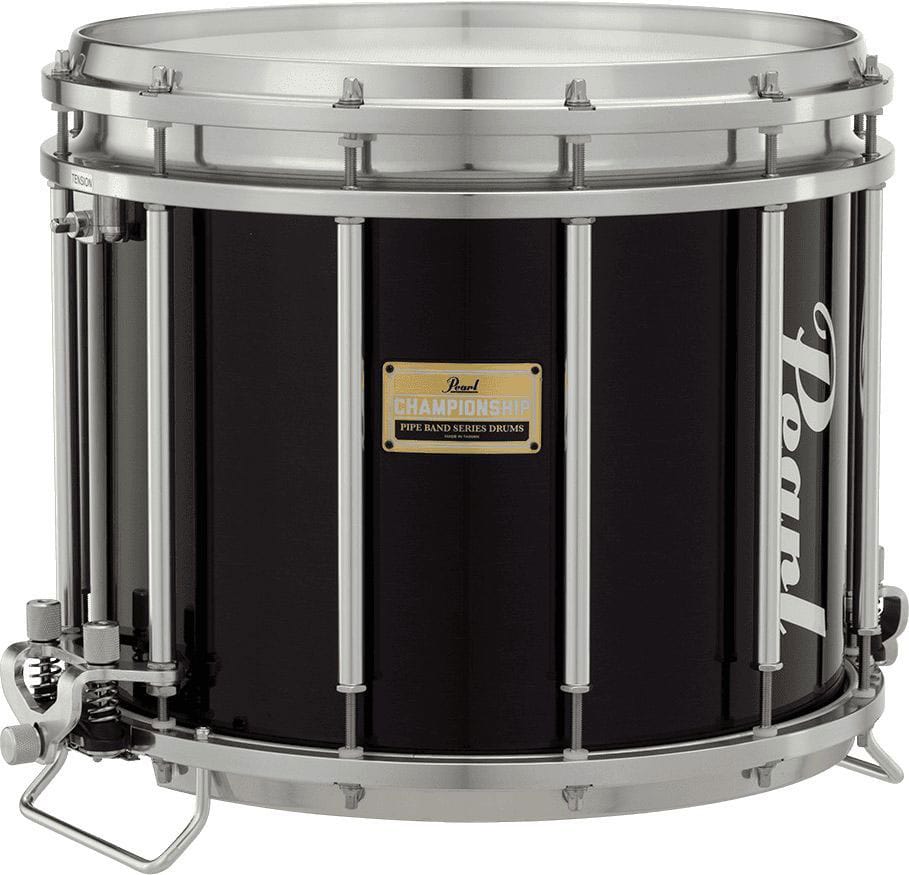 PEARL DRUMS PIPE BAND BIRCH 14X12 BLACK MIST