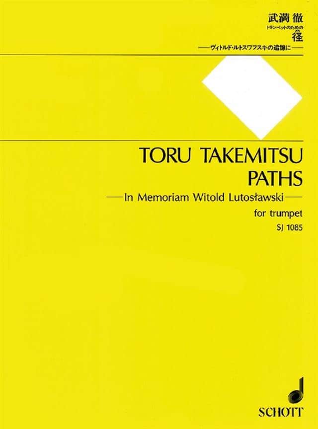 SCHOTT TAKEMITSU TORU - PATHS - TROMPETTE